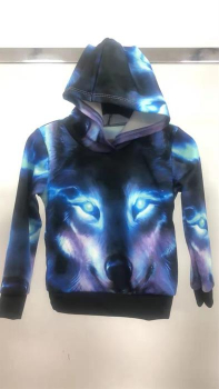 Kapuzenhoodie Wolf