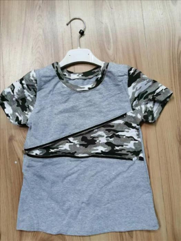 T-Shirt Army grau