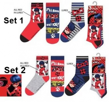 Ladybug Socken 3er Set