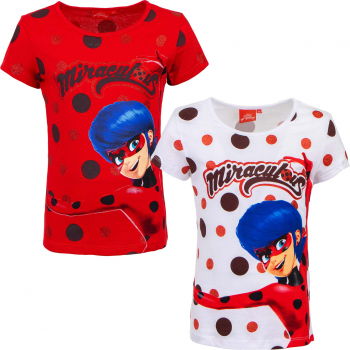 Ladybug T-Shirt rot / weiß