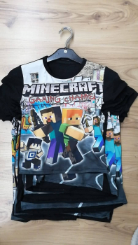 Minecraft T-Shirt schwarz