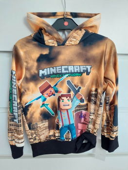 Minecraft Hoodie braun