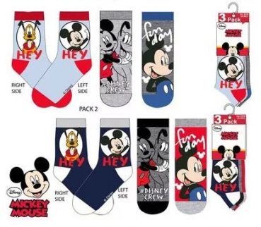 Mickey Mouse Socken 3er Set