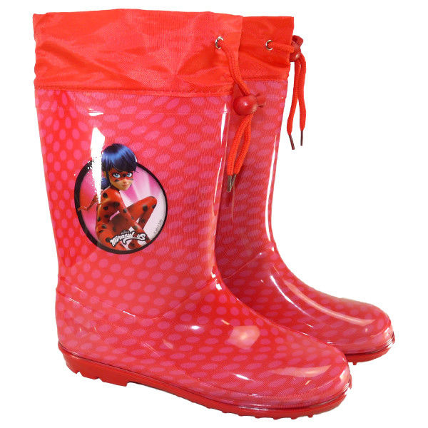 Ladybug Regenstiefel rot / lila